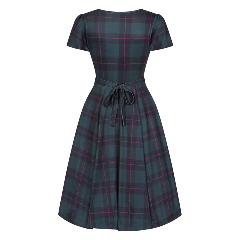 Lyra Dress - Tartan, Lady V London