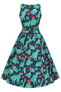 Thumbnail for Hepburn Dress - Dino Xmas, Lady V London