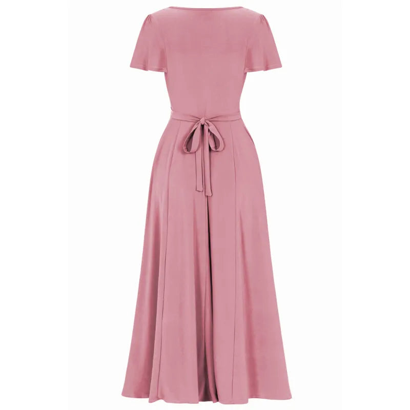 Lyra Maxi Dress - Dusty Pink