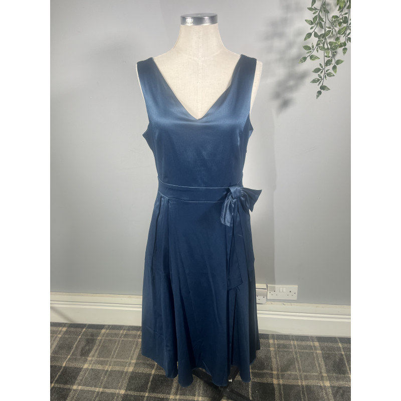 Lady V Dress - Navy Silk (12), Lady V London