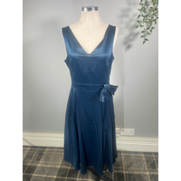 Thumbnail for Lady V Dress - Navy Silk (12), Lady V London