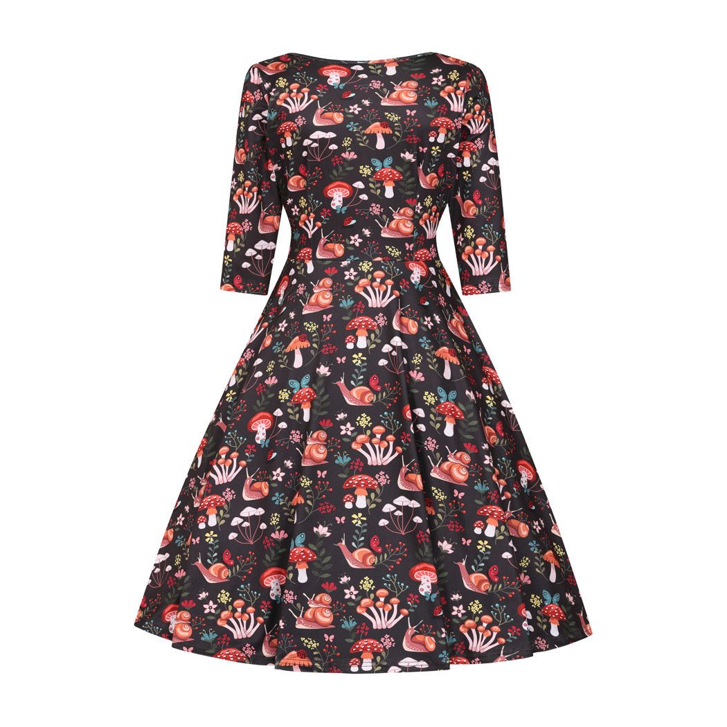 Betty Dress - Fall Critters, Lady V London