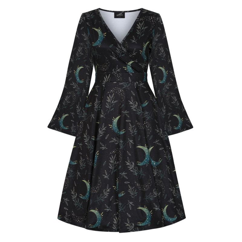 Zelda Dress - Turquoise Moon, Lady V London