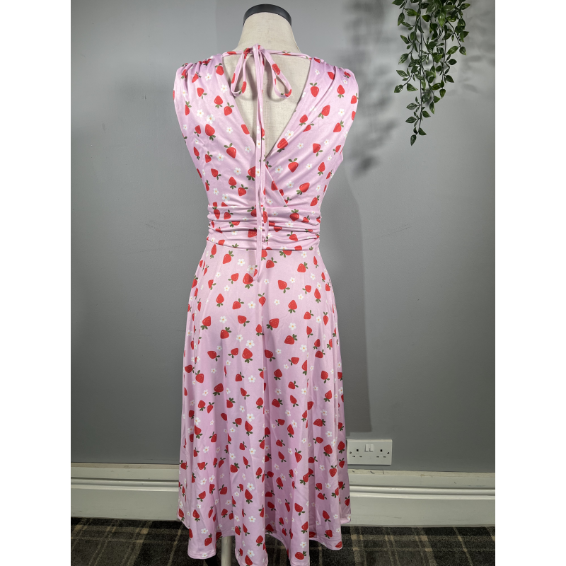 Arabella Dress - Strawberries (08), Lady V London