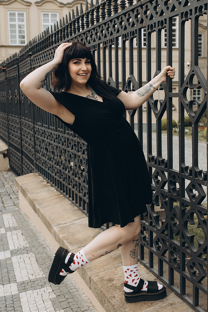 Lyra - Mini Dress - Black