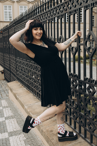 Thumbnail for Lyra - Mini Dress - Black