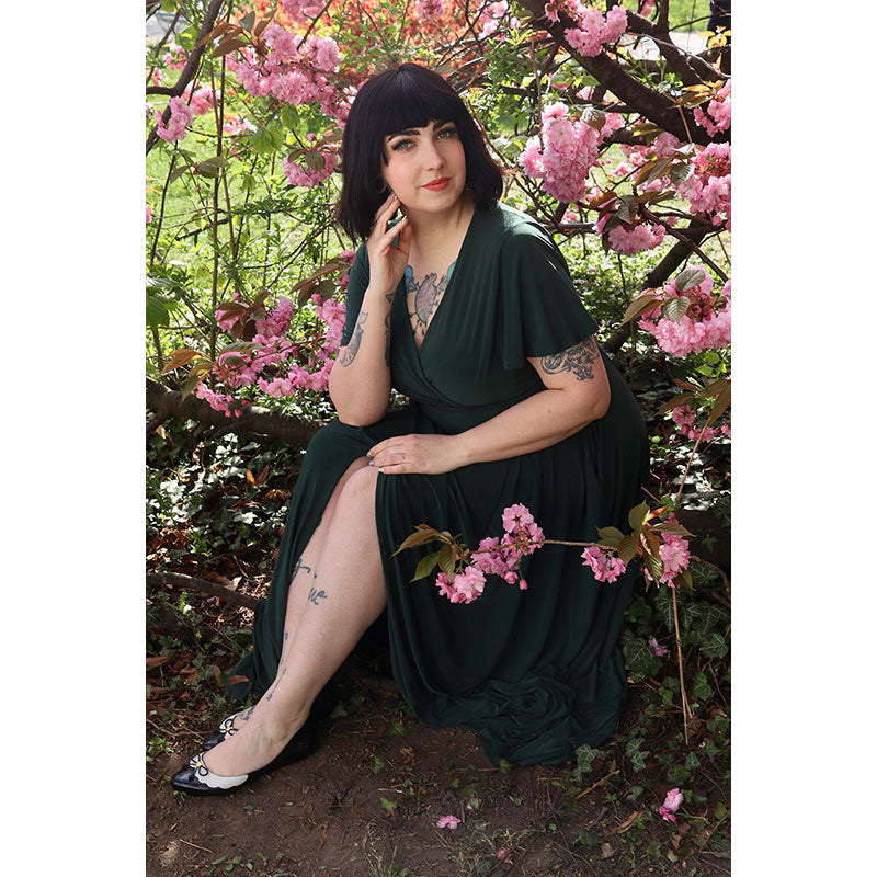 Lyra - Maxi Dress - Bottle Green