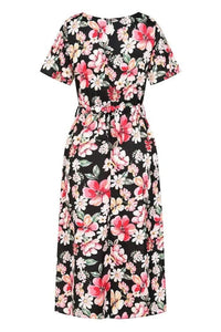 Thumbnail for Daphne Dress - Black Floral Lady Vintage Daphne Dress