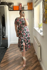 Thumbnail for Daphne Dress - Flamingo Bloom Lady Vintage Daphne Dress