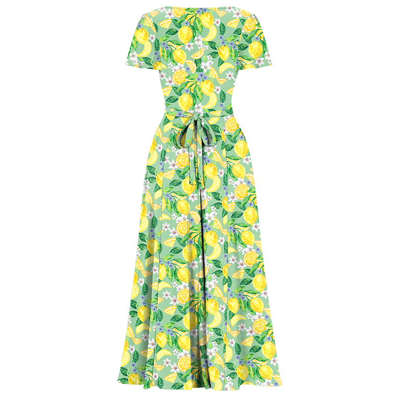 Lyra - Maxi Dress - Positano Lemons