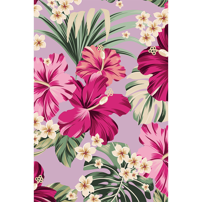 Jumpsuit - Short Sleeve Dress - Island Bloom - Pink