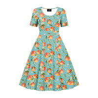 Thumbnail for Betty Dress - Summer Orange