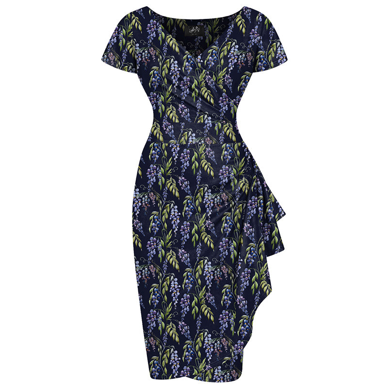 Elsie Dress - Wisteria Twilight