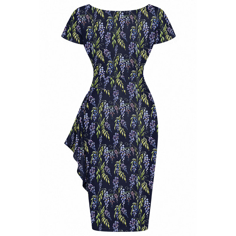 Elsie Dress - Wisteria Twilight
