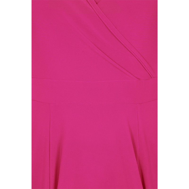 Short Sleeve Lyra Dress - Cerise