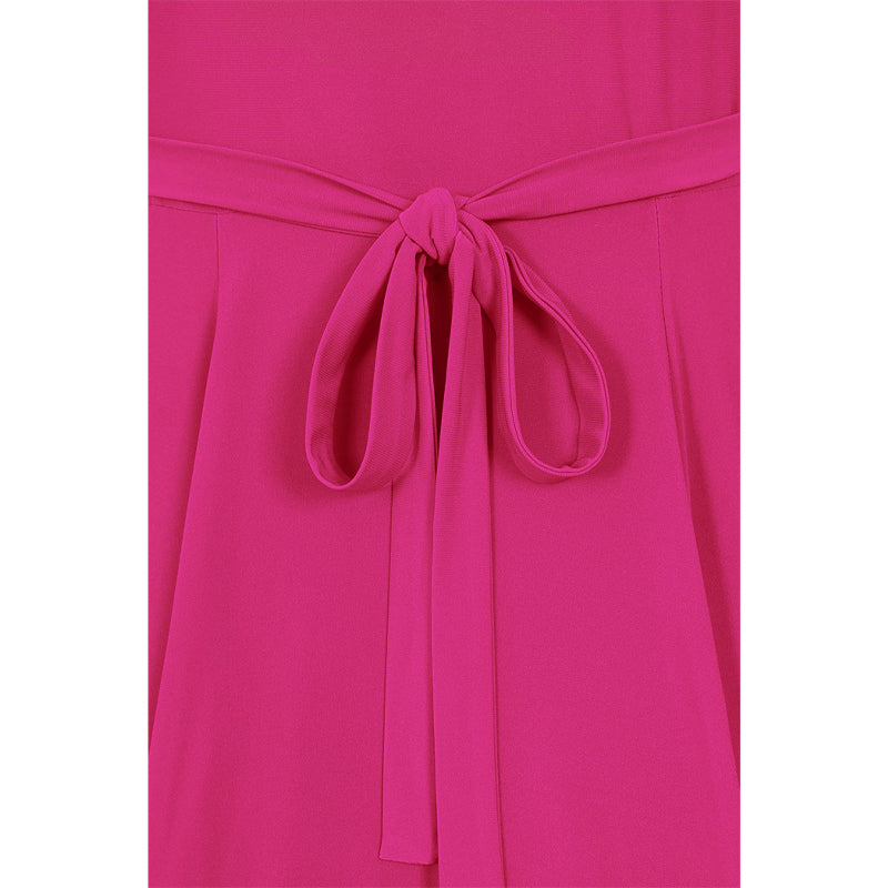 Short Sleeve Lyra Dress - Cerise