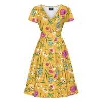 Thumbnail for Lyra - Short Sleeve Dress - Summer Haze