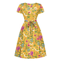 Thumbnail for Lyra - Short Sleeve Dress - Summer Haze