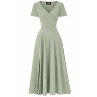 Thumbnail for Lyra - Maxi Dress - Sage