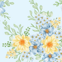 Thumbnail for Lyra - Maxi Dress - Blue Spring Floral