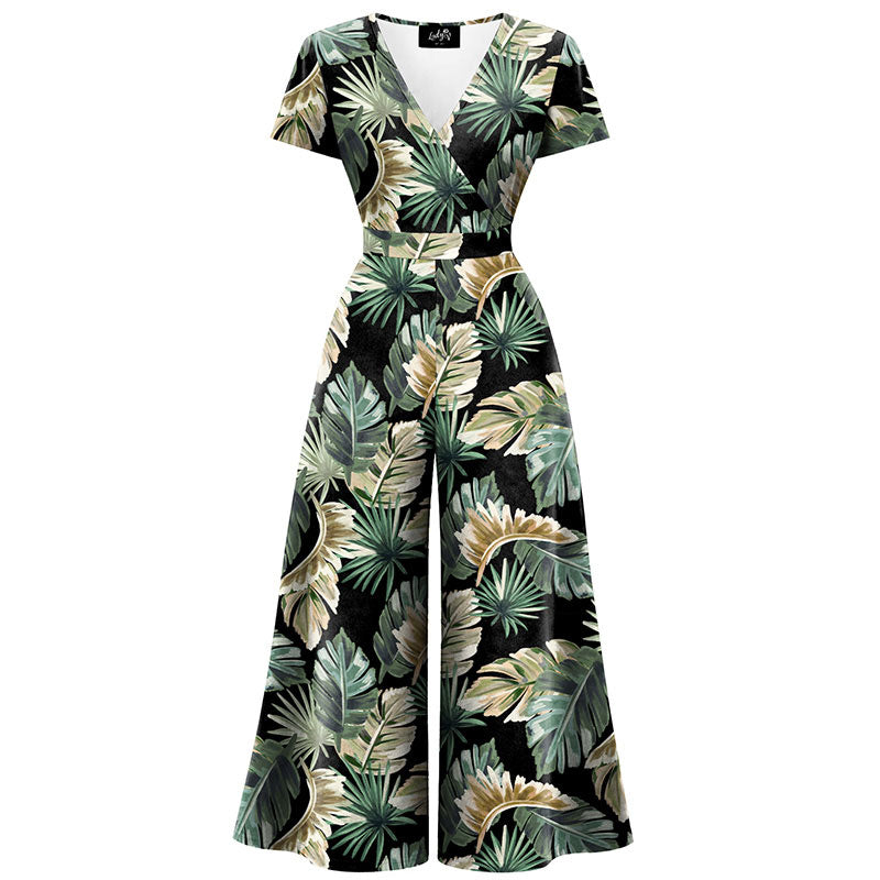 Jumpsuit - Short Sleeve Dress - Palm Royale