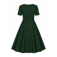 Thumbnail for Betty Dress - Bottle Green