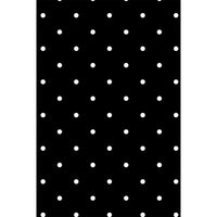 Thumbnail for Jumpsuit - Short Sleeve Dress - Mini Black Polka Dot