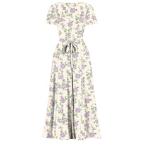 Thumbnail for Lyra - Maxi Dress - Lilac Roses