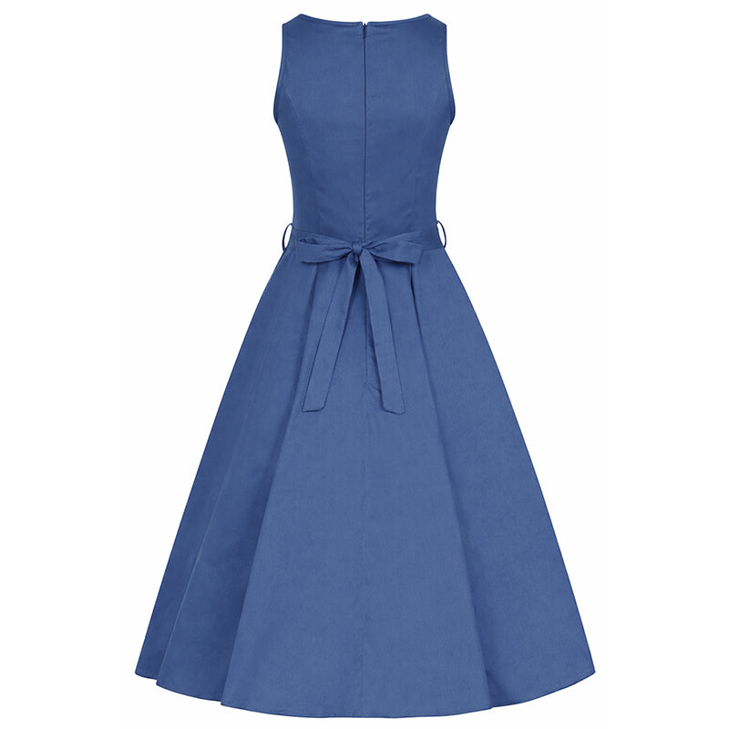 Hepburn Dress - Blue Aventurine