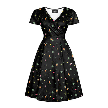 Vintage Style Lyra Mini Dresses - Lady V London