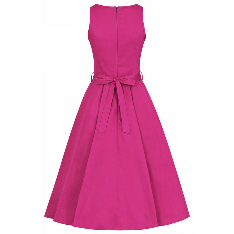 Hepburn Dress - Pink Sapphire