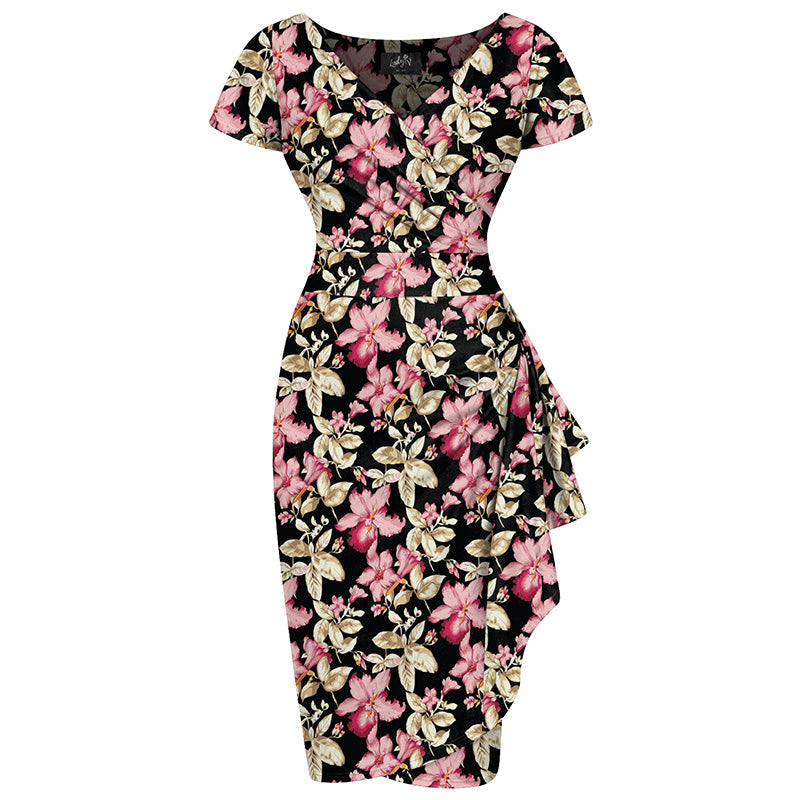 Elsie Dress - Orchid Noir