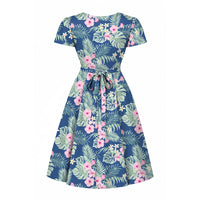 Thumbnail for Lyra - Mini Dress - Tropical Blue