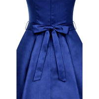 Thumbnail for Hepburn Dress - Tanzanite Sateen