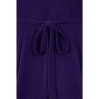 Thumbnail for Short Sleeve Lyra Dress - Damson