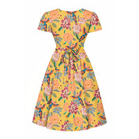 Thumbnail for Lyra - Mini Dress - Mustard Macaw
