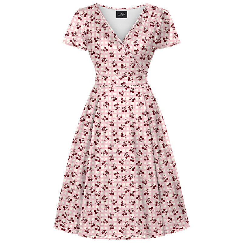 knee length dresses for ladies Lyra - Short Sleeve Dress