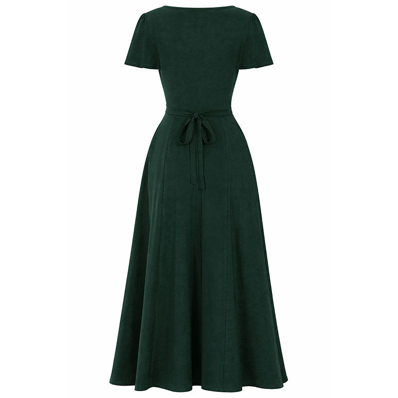 Lyra - Maxi Dress - Bottle Green