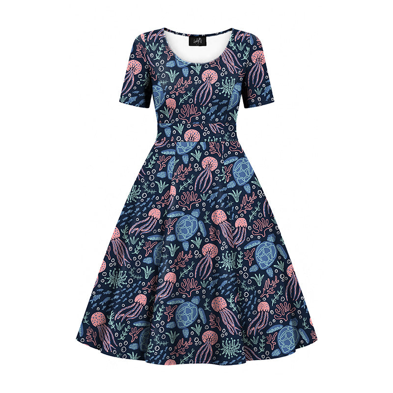 Betty Dress - Marine Life