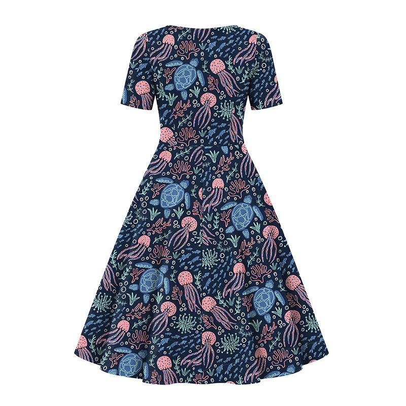 Betty Dress - Marine Life