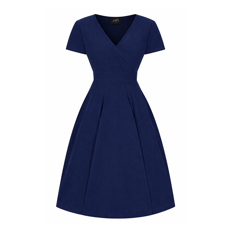 navy a line mini dress navy blue a line mini dress Alana Mini Dress