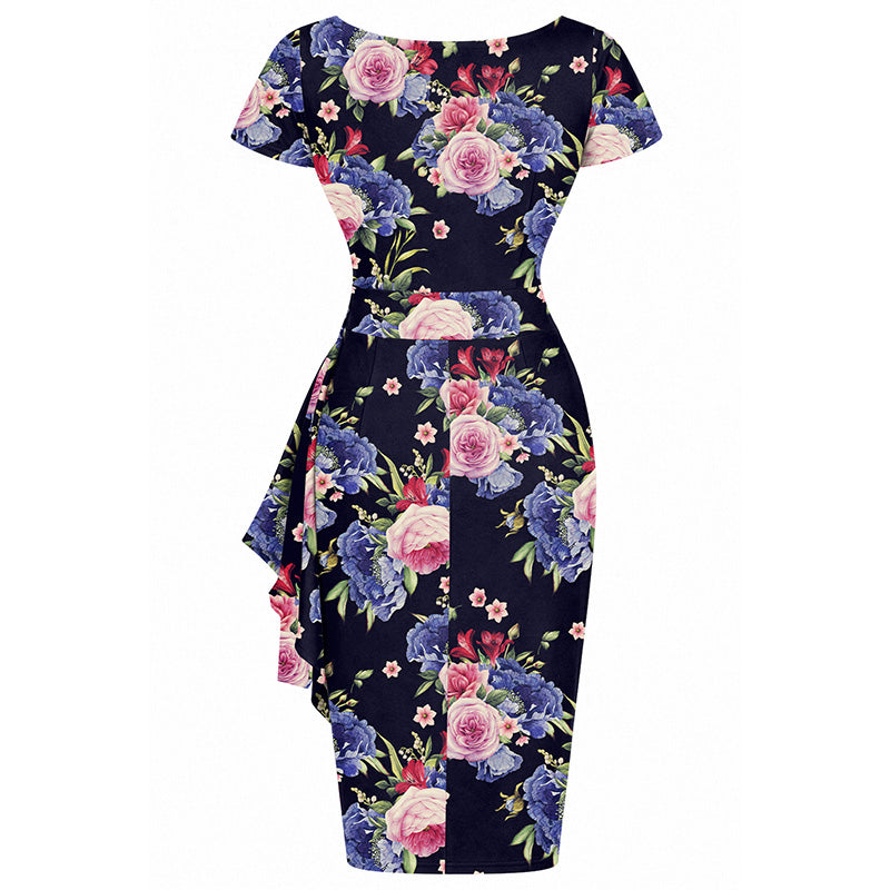 Elsie Dress - Rose Nocturne