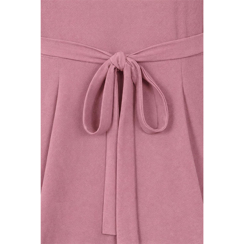 Short Sleeve Lyra Dress - Dusty Pink