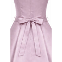 Thumbnail for Hepburn Dress - Rose Quartz Sateen