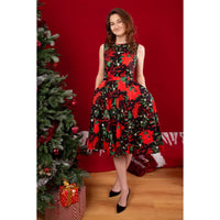 Thumbnail for Hepburn Dress - Poinsettia