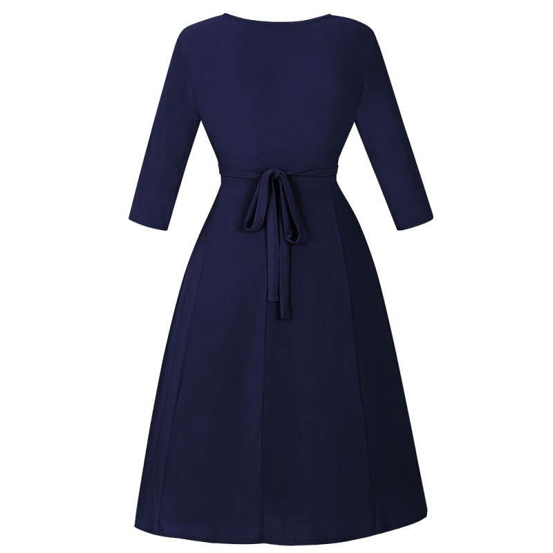 Lyra Dress - Navy