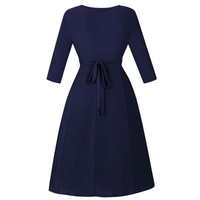 Thumbnail for Lyra Dress - Navy