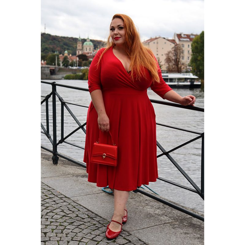 Lyra Dress - Red