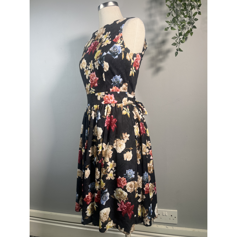 Tea Dress - Lilies and Roses (10), Lady V London