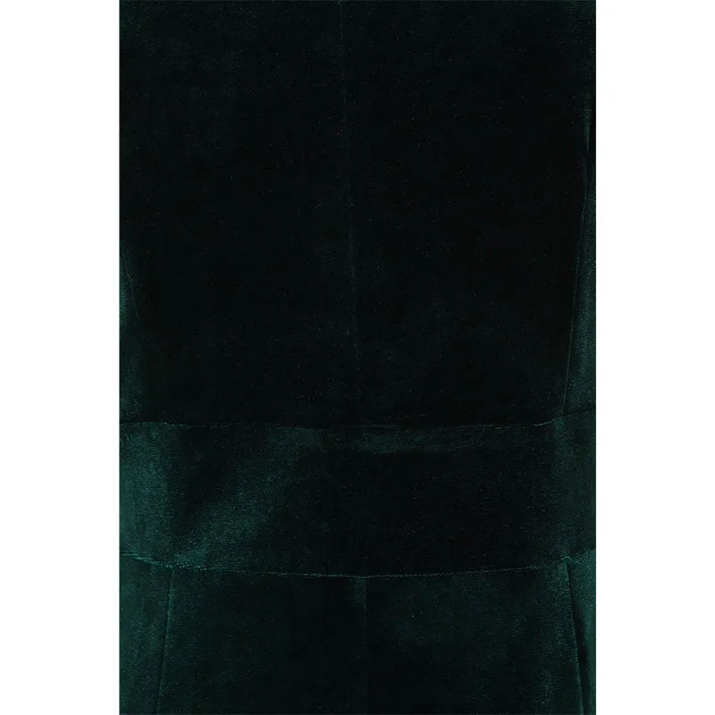 Elsie Dress - Emerald Velvet